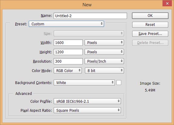Design a Chrome Effect in Photoshop steps - 1.1